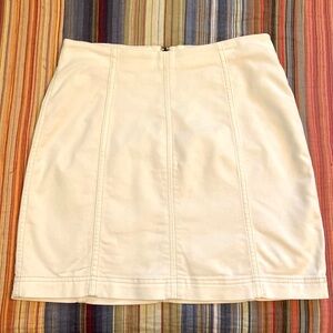 White Free People Skirt